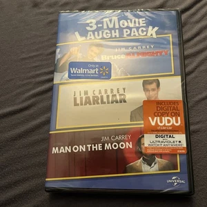 3-Movie Laugh Pack - Jim Carrey Bruce Almighty / Liar Liar / Man on the Moon DVD - Picture 1 of 3