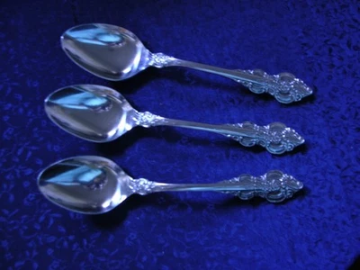 #WT  Soup Spoons SUTHERLAND Oxford Hall SET OF 3 Stainless Steel Flatware Japan - Image 1 of 2