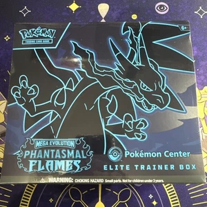 Phantasmal Flames Pokemon Center Exclusive Elite Trainer Box ETB Sealed - Bild 1 von 4