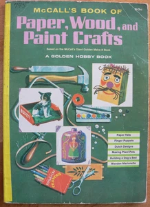 Vintage Children's Book ~ McCALL'S BOOK OF PAPER, WOOD, AND PAINT CRAFTS ~ 1965 - Bild 1 von 24