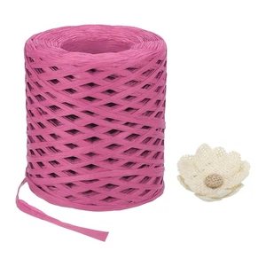 Bastband, 200 m/656 Fuß Papierband (rosenrot) - Bild 1 von 6