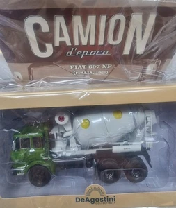 Camion D'epoca DUE MODELLINI N85 Iveco 79.12 Bisarca E N84 Fiat697 NP Betoniera - Foto 1 di 7