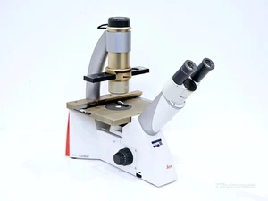 Leica DMi1 Inverted Microscope w/ Flexacam C1 Camera 4x 10x Objectives - Picture 1 of 11
