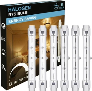 R7S J118mm T3 Halogen Light Bulbs, 120V 300W Type THalogen Bulbs LED Clear  - Picture 1 of 8