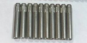 Lote de 10 pasadores ranurados - 1" x 9/64” .14" - Tipo 24 acero inoxidable - Imagen 1 de 3