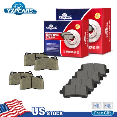 Front & Rear Disc Ceramic Brake Pads Kit for Cadillac XTS 2014 2015 2016 - 2019 - Image 1 of 4