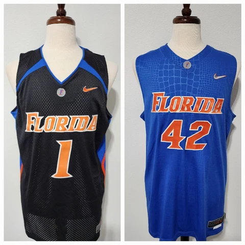 Lot 2 Nike Elite Florida Gators Basketball Jersey Men Size L / XL Cover