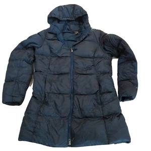 Eddie Bauer Teal Colored Down Filled Long Jacket By Eddie Bauer EB550 Size M - Picture 1 of 15