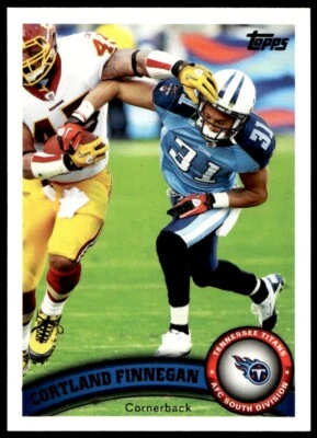 2011 Topps #307 Cortland Finnegan TITANS - Image 1 of 2