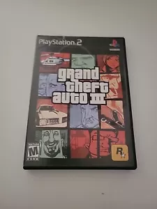 CIB Grand Theft Auto III (Sony PlayStation 2 PS2, 2003) GTA 3 TESTED No Poster - Picture 1 of 3