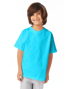 Hanes 54500 Youth Short Sleeve Tagless T-Shirt Authentic-T Stylish T Shirt - Picture 1 of 29