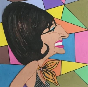 Barbra Streisand Chicago TV Guide Cover Art by Al Hainke - Picture 1 of 4