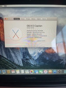 Apple Macbook Pro 13" A1278 Core 2 Duo, 128GB SSD, 2GB RAM - See Description - Picture 1 of 14