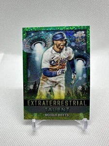 2024 Cosmic Chrome Mookie Betts talento extraterrestre polvo espacial verde /75 🦠 - Imagen 1 de 4