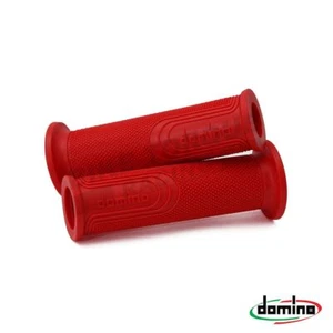 Domino 6274 Open End Red Stradale Grips to fit 22mm Handlebars - Picture 1 of 2