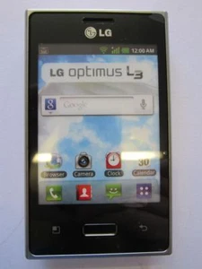 LG OPTIMUS L3 Czarny Sklep Wyświetlacz Manekin Dzieci Zabawka Komórka Pratical Joke Telefon - Zdjęcie 1 z 2