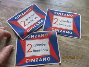 1 Ancien Programme ancienne Radio-Luxembourg RMC par Cocktail Apéritif Cinzano - Imagen 1 de 3