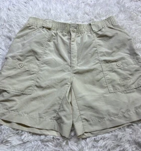 AFTCO Original Fishing Shorts Men's Size 42 Cream Nylon - Picture 1 of 7