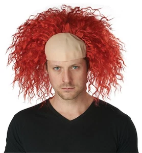 Beetlejuice IT Obnoxious Ghost Clown Bald Cap Adult Wig - Picture 1 of 7