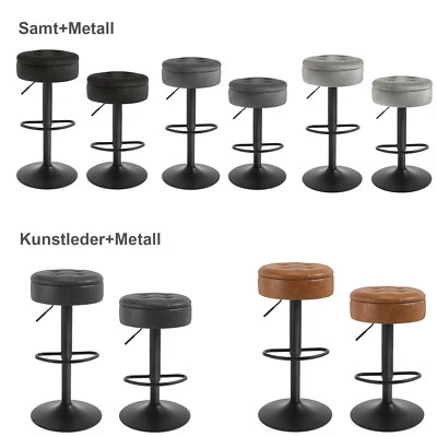 Woltu 1/2/4er Set Barhocker Barstuhl Tresenhocker für Küche Bar Esszimmer Tresen - Bild 1 von 4