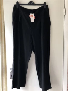 Cider BLACK TROUSERS SIZE 1XL 3 BUTTONS & ZIPPER ON THE SIDE NEW WITH TAGS ON - Picture 1 of 20
