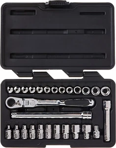 GEARWRENCH 27pc 1/4" Pass-Thru 6pt SAE/Metric Socket Tool Set 891427 - Picture 1 of 7