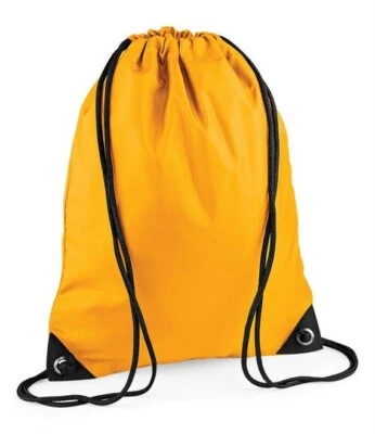 BAG BASE PremiumGold Drawstring/Tote/Backpack/PE/Gym/Swim/School Bag-BG010
