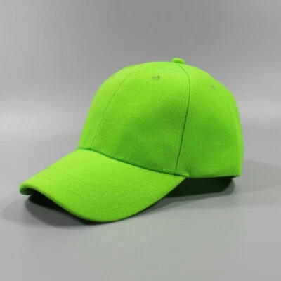 Solid Plain Baseball Cap Trucker Camo Blank Hat Ball Men Women Adjustable VC - Image 1 of 4