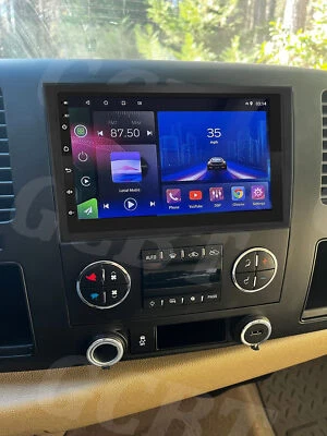 pple CarPlay For 2008-2013 GMC Sierra 1500 2500HD 3500 Stereo Radio GPS + Camera - Image 1 of 4