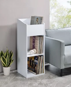 Musiea 240 Vinyl Record Storage Rack for Albums Magazine Display White - Picture 1 of 7