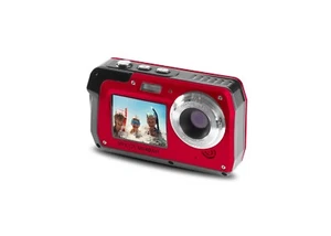 Minolta MN40WP 48MP HD Dual LCD Screen Waterproof Digital Camera, Red - Picture 1 of 5