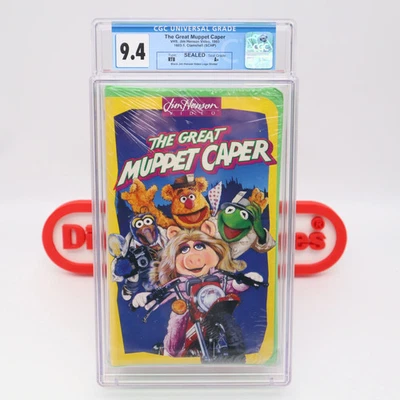 THE GREAT MUPPET CAPER - CGC GRADED 9.4 A+! NEW & Factory Sealed! (VHS) - Image 1 of 4