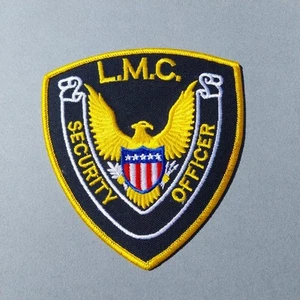 LMC Security Officer 4.5" Iron On Embroidered Shoulder Patch - Picture 1 of 2