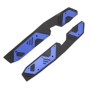 ˜1Pair Motorcycle Footrest Pedal Pad Left Right Anti Slip Stylish Rugged Foot - Picture 1 of 23