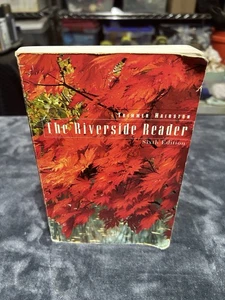 The Riverside Reader Paperback Maxine, Trimmer, Joseph F. Hairston - Imagen 1 de 2