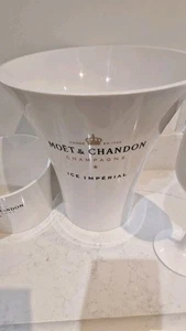 Moet Chandon Ice Imperial Ice bucket set, goblets, ice cube tray, large Bucket - Picture 1 of 16