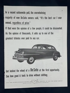 Anuncio de revista* - 1947 - De Soto - (#2) - Imagen 1 de 1