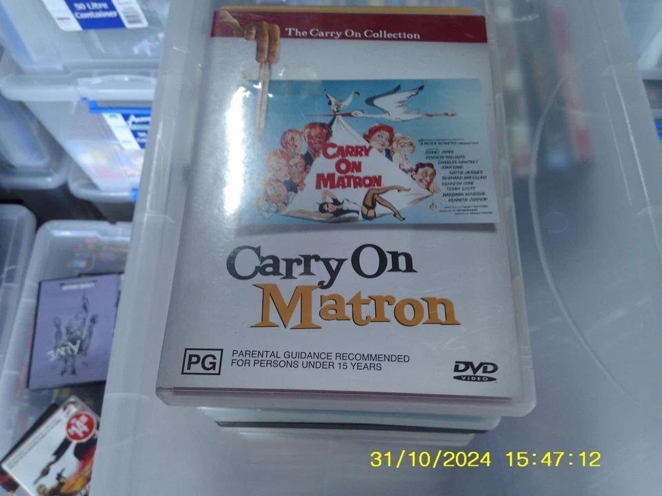 CARRY ON MATRON very good condition dvd region 4 t206 - Image 1 of 1