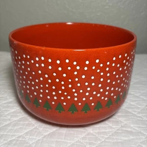 Cuenco para servir árboles de nieve y Navidad vintage copo de nieve WAECHTERSBACH 7" X 4,5" - Imagen 1 de 7