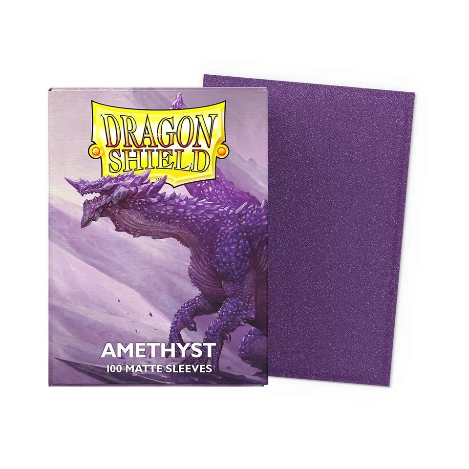 Dragon Shield Matte Amethyst Sleeves Display Case - Standard Size - 10 Packs - Image 1 of 1