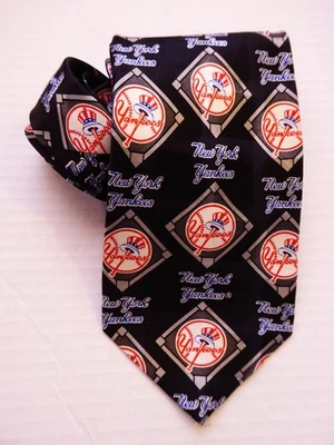 Corbata Ralph Marlin 1997 New York Yankees multicolor MLB béisbol seda 58" Foto 1 de 4