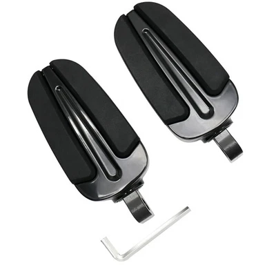 1 Set 10mm Pedals Foot Pegs For Harley Sportster 883 1000 1100 1200 XL Models Foto 1 de 4