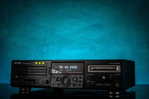 Sharp Minidisc 3 CD Player HIFI MD-R3 Boxed, Remote - Not Working / For Parts - Picture 1 of 4