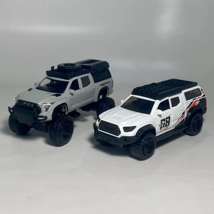 Maisto 2022 Toyota Tundra TRD Pro 1:52 & Hot Wheels Toyota Tacoma 1:43 Diecast - Picture 1 of 23