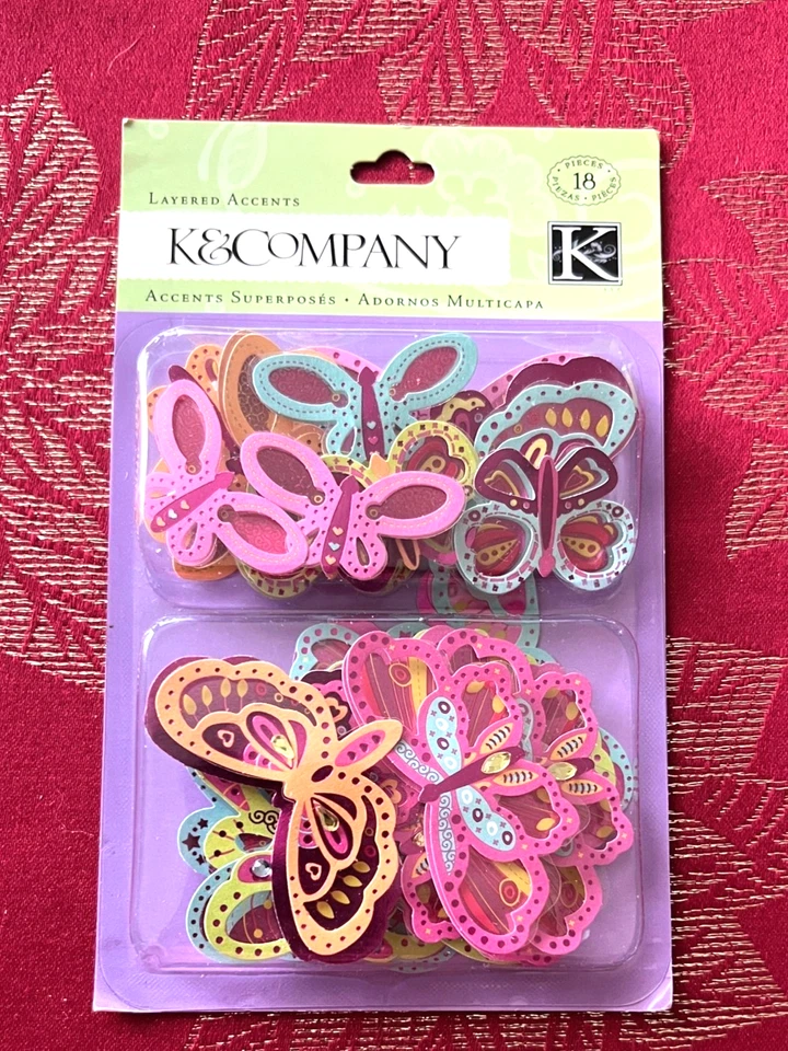 RARE & RETIRED BRIGHT BUTTERFLY ACCENTS- K & COMPANY - GROUND SHIPPING - Image 1 of 1