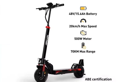 Hitway E-Scooter, Straßenzertifizierung (Abe), 10-Zoll für Erwachsene - Bild 1 von 4