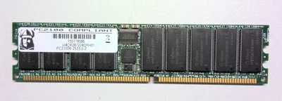 Infineon 1GB DDR RAM PC2100R ECC REG 266MHz – VI4ACR287224DYH01 - Image 1 of 2