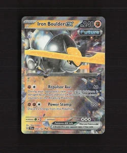 Iron Boulder ex 099/162 Temporal Forces Ultra Rare Holo Pokemon Card NM - Picture 1 of 10