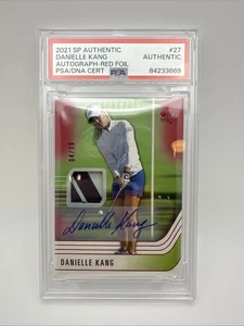 2021 SP Authentic Danielle Kang #27 Limited Red Foil /10 (AU, MEM) - Picture 1 of 2