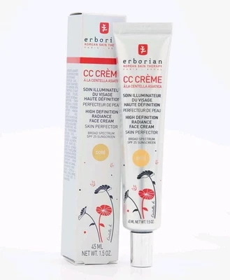 Erborian High Definition Radiance CC Cream DORE SPF25 45ml - New in Box - RRP£41 - Image 1 of 3